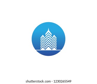 Modern city Logo design icon