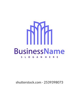 Modern City logo design vector illustration, Creative Building logo concepts