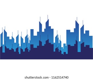 Modern city logo vector template