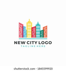 Modern City Logo Vector Template