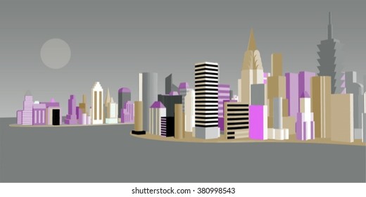 Modern City Scape