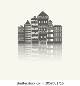 Modern city skyline
