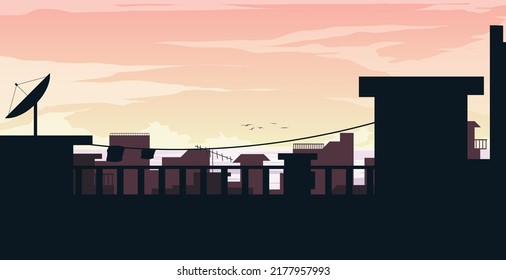 Modern city skyline image, vector of new city, city vector background image.