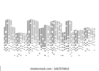 City Skyline Vector Illustration City Scene Stock Vector (Royalty Free ...