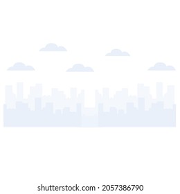 Modern City Skyline , City panorama, Urban landscape illustration , city skyline office building, Wide horizontal panorama. Vector illustration