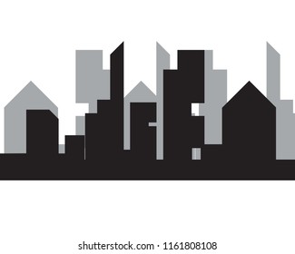 Modern City skyline  city silhouette  vector illustration in flat design