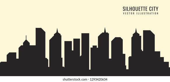 Modern City skyline city silhouette vector