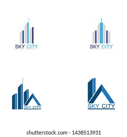 Modern City skyline . city silhouette. vector illustration in flat design

