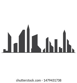 Modern City skyline . city silhouette . vector illustration in flat design - Vector