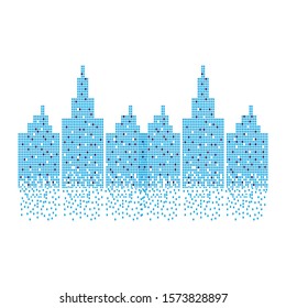 Modern City skyline . city silhouette. vector illustration
