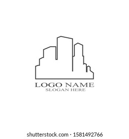 Modern City skyline, city silhouette. vector illustration in flat design
