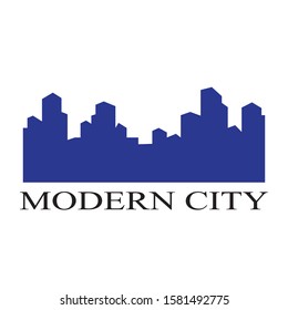 Modern City skyline, city silhouette. vector illustration in flat design