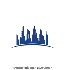 Modern City skyline . city silhouette. vector illustration in flat design