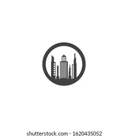 Modern City skyline . city silhouette. vector illustration in flat design
