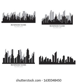 Modern City skyline . city silhouette. vector illustration in flat design