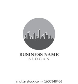 Modern City skyline . city silhouette. vector illustration in flat design