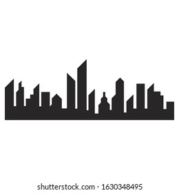 Modern City skyline . city silhouette. vector illustration in flat design