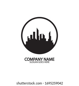 Modern City skyline . city silhouette. vector illustration in flat design