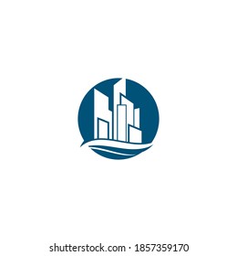 Modern City skyline . city silhouette. vector illustration in flat design