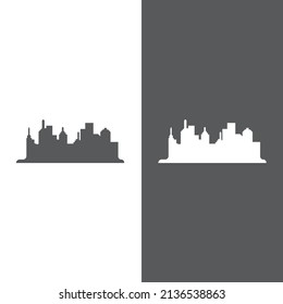 Modern City skyline . city silhouette. vector illustration in flat design