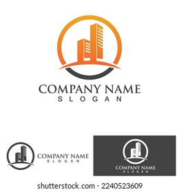 Modern City skyline . city silhouette. vector illustration in flat design 