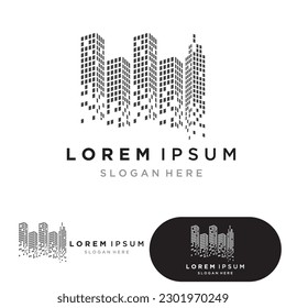 Modern City skyline . city silhouette. vector illustration in flat design 