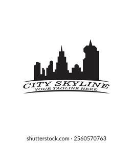 Modern City skyline, city silhouette, vector illustration in flat design