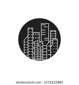 Modern City skyline . city silhouette. vector illustration in flat design