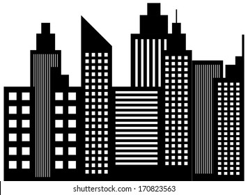 134,590 Black And White Skyscraper Images, Stock Photos & Vectors 