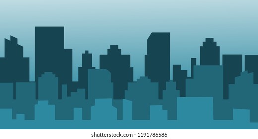 Modern City Skyline Vector