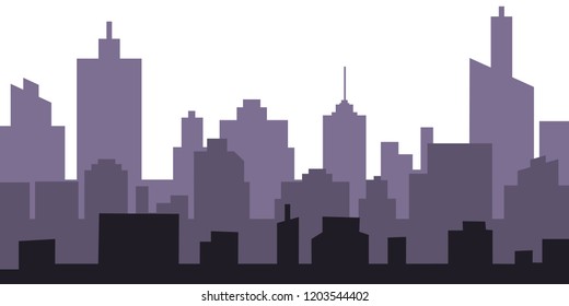 Modern City Skyline Vector