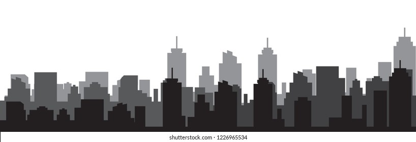 Modern City Skyline Vector