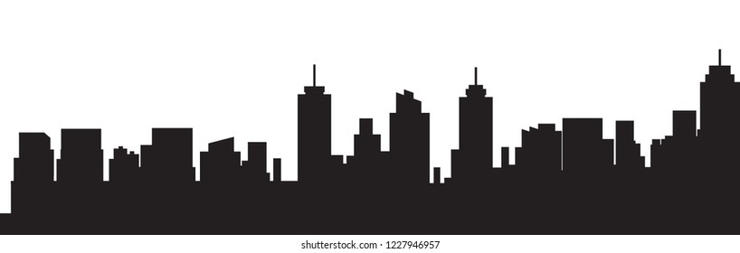 Modern City Skyline Vector