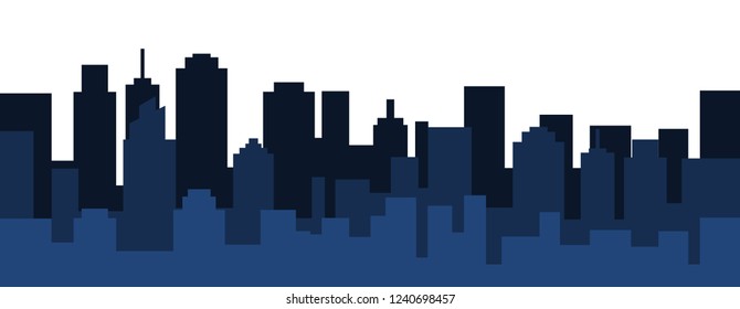 Modern City Skyline Vector