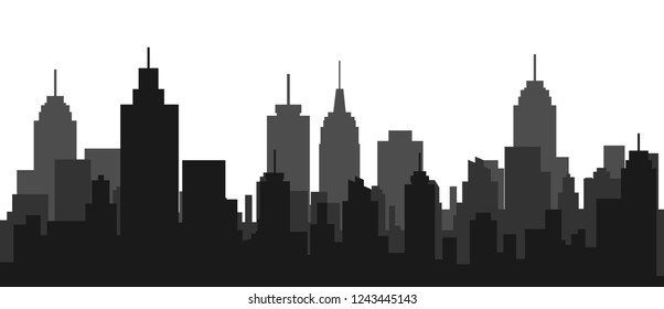 Modern City Skyline Vector