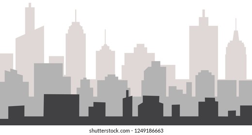 Modern City Skyline Vector