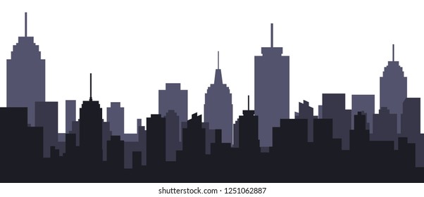 Modern City Skyline Vector