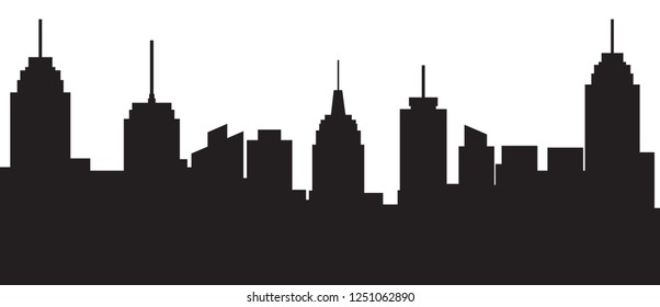 Modern City Skyline Vector