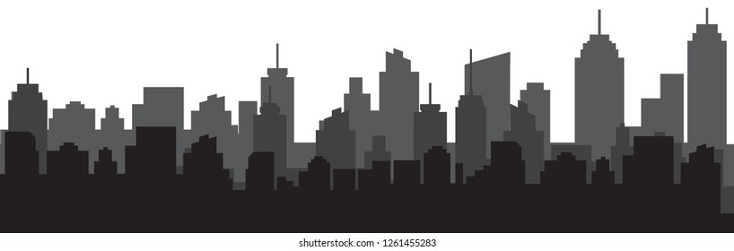 Modern City Skyline Vector