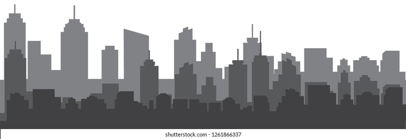 Modern City Skyline Vector