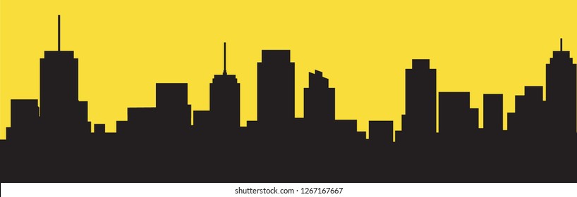 Modern City Skyline Vector