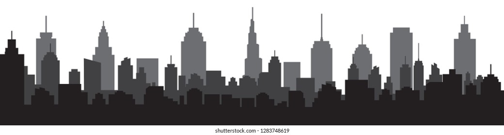 Modern City Skyline Vector