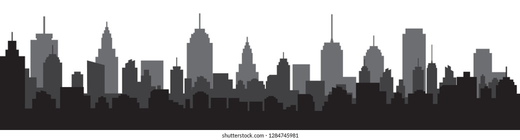 Modern City Skyline Vector