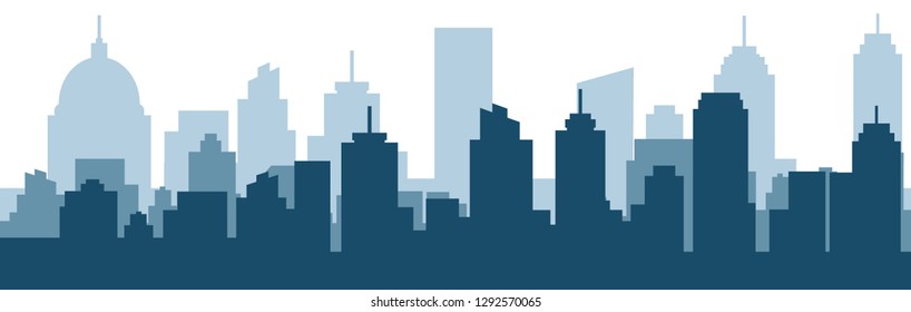 Modern City Skyline Vector