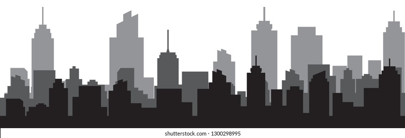 Modern City Skyline Vector