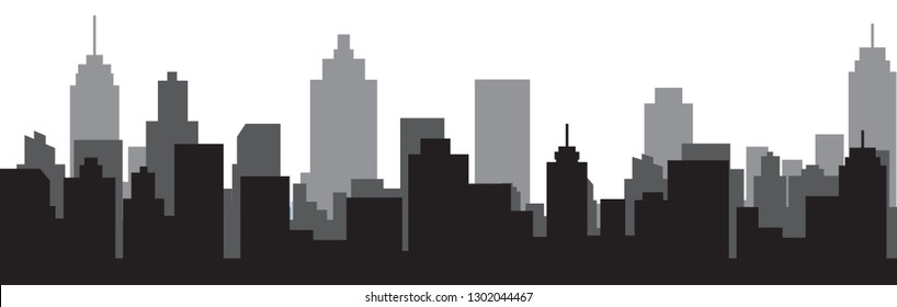 Modern City Skyline Vector