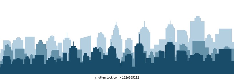 Modern City Skyline Vector