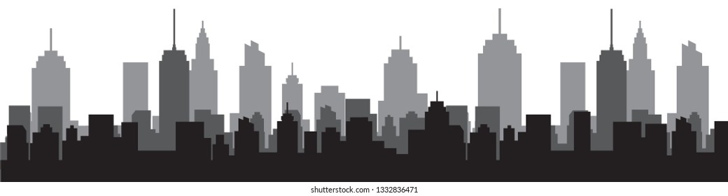 Modern City Skyline Vector