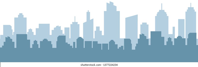 Modern City Skyline Vector