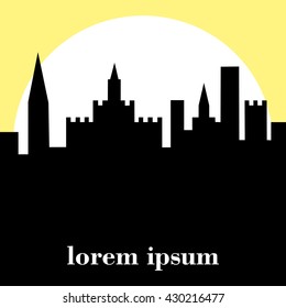 Modern City Skyline - Vector